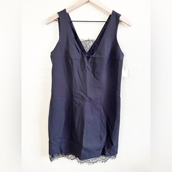 Bar III Lace Trim Sleeveless Dress NWT - Picture 2 of 9